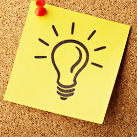 A Draw of lights on note paper